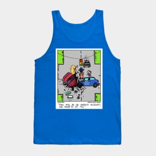 Police officer cartoons Tank Top